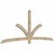 Ekena Millwork Davenport Rough Sawn Timber Gable Bracket, Douglas Fir, 108"W x 45"H x 2"D x 4"F, 10/12 Pitch GBW108X45X0204DAV00RDF - alternate 5